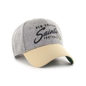 NFL New Orleans Saints Retro Hat  Grey Tow Tone Cap Curved Bill New Trucker